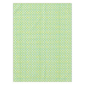 Limoen uit de middeleeuwen en Aqua Ovalen Circles Tafelkleed (Voorkant)