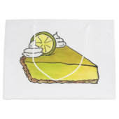 Limoen uit Florida Key Pie Slice Dessert Foodie Gi Groot Cadeauzakje (Voorkant)