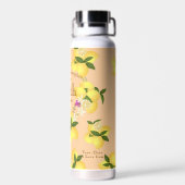 Limoen Uitknijpen Trouwjubileum Perzik Waterfles (Achterkant)