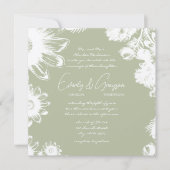 Limoen  uitnodiging tot weduwschap (Voorkant)