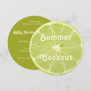 Limoen — Uitnodiging voor verse Slice Summer Cooko