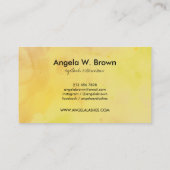 Limoen van parfumvlokken visitekaartje (Achterkant)