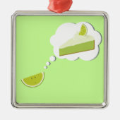 Limoen van taart metalen ornament (Voorkant)