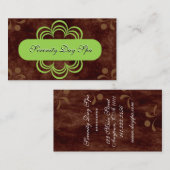 Limoen ventilator visitekaartje (Voorkant / Achterkant)