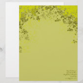 Limoen verlaat Letterhead Gepersonaliseerd Briefhoofd (Voorkant / Achterkant)