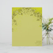 Limoen verlaat Letterhead Gepersonaliseerd Briefhoofd (Staand voorkant)