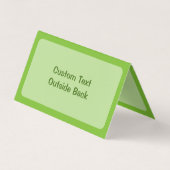 Limoen Visitekaartje (Achterkant)