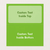 Limoen Visitekaartje (Binnenkant ongevouwen)