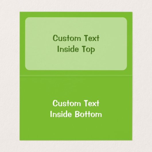 Limoen Visitekaartje (Binnenkant ongevouwen)