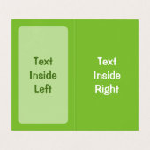 Limoen Visitekaartje (Binnenkant ongevouwen)