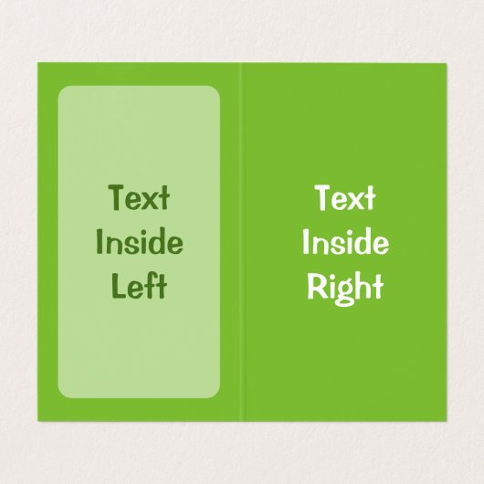 Limoen Visitekaartje (Binnenkant ongevouwen)