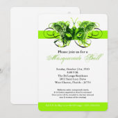 Limoen Vlinder Masker Masker Kostuum Halloween Kaart (Voorkant / Achterkant)