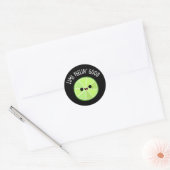 Limoen Voelen Goed Grappig Citrus Limoen Pun Donke Ronde Sticker (Envelop)