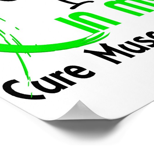 Limoen voor iemand die ik spierdystrofie nodig heb poster (Hoek)