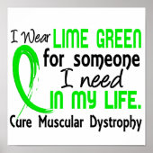 Limoen voor iemand die ik spierdystrofie nodig heb poster (Voorkant)