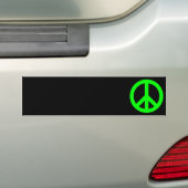 Limoen Vredessymbool Bumpersticker (Op auto)