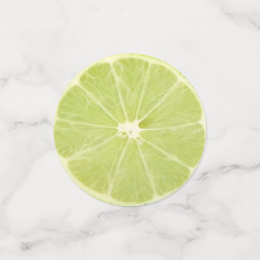 Limoen Vruchten Slice Confetti (Kleine voorkant)