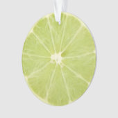 Limoen Vruchten Slice Ornament (voorkant)