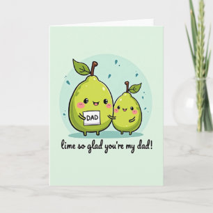 Limoen Wat Fijn Papa Fruit Kaart