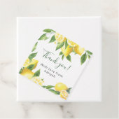 Limoen Watercolor Bedankt Bedankjes Labels (In situ)