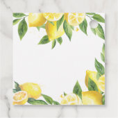 Limoen Waterverf Bedankt Bedankjes Labels (Achterkant)