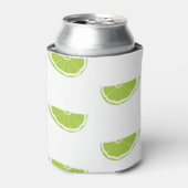 Limoen Wedge Art Patroon Blikjeskoeler (Blikje Voorkant)