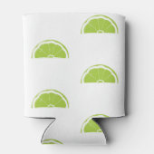 Limoen Wedge Art Patroon Blikjeskoeler (Achterkant)