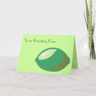 Limoen-Wenskaart Kaart