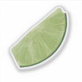 Limoen wig sticker (Voorkant)