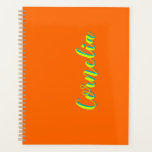 Limoen Yellow 3D Spring Green Naam | Grappig Sinaa Planner<br><div class="desc">Modern Neon Sunset Oranje iPhone 16 Hoesje ( Limoen Yellow en Spring Green Shadow 3D Text Name) Voeg je voornaam,  achternaam,  initiaal letters toe. Personaliseer voor uw eigen gebruik. Klik op de knop "Aanpassen" om de achtergrondkleur,  lettertypestijlen en lettertypekleur te wijzigen.</div>