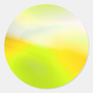 Limoen Yellow Print Sticker