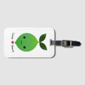 Limoen Yours Cute Kawaii Limoen Bagagelabel (Voorkant (horizontaal))