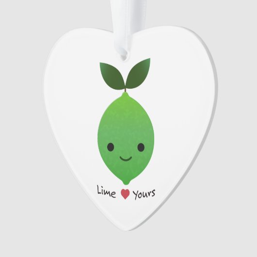 Limoen Yours Cute Kawaii Limoen Ornament (voorkant)