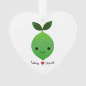 Limoen Yours Cute Kawaii Limoen Ornament (voorkant)
