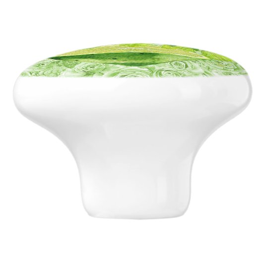 Limoen Yours keramische knop groot (Zijkant)