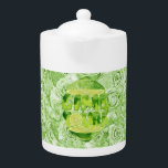 Limoen Yours theepot (medium)<br><div class="desc">Wat is een betere manier om je geliefde (die speciale iemand) die van alles houdt limoen te vertellen dat je net zo veel van hen houdt dan met deze unieke 44 ounce porseleinen theepot met "limoen Yours"</div>