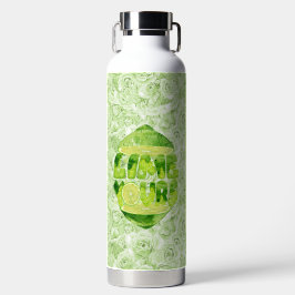 Limoen Yours Vacuüm Geïsoleerde Waterfles 32 oz