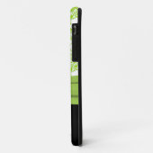 Limoen, zwart, White Damask iPhone 5 Hoesje (Achterkant/links)