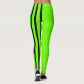 Limoen & Zwarte Jester Leggings (Achterkant)