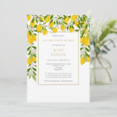 Limoenbloesem Foto Herdenkingsfeest van het Leven Kaart (Staand voorkant)