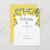 Limoenbloesem Groen RSVP (Voorkant / Achterkant)