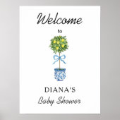 Limoenboom Baby Shower Welkom Poster (Voorkant)