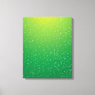 Limoenfrisdrank met kleine belletjes achtergrondku canvas afdruk