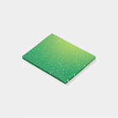 Limoenfrisdrank met Kleine Bubbel Achtergrond Kuns Post-it® Notes (Schuin)