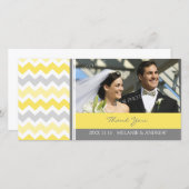 Limoengrijs Bedankt Trouwfoto Kaarten (Voorkant / Achterkant)