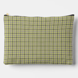 Limoengroen Blauw Geruit Klassiek Patroon Retro Etui