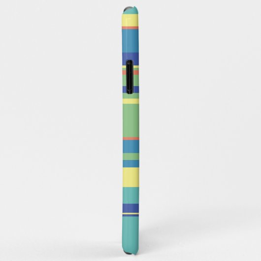 Limoengroen Donkerblauw Sinaasappel Zomer Gele Str Case-Mate iPhone Case (Achterkant/rechts)