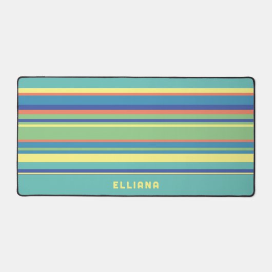 Limoengroen Donkerblauw Sinaasappel Zonnig geel St Bureaumat (Voorkant)