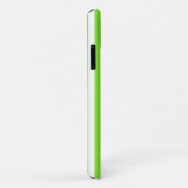 Limoengroen en witte snoepstrepen Case-Mate iPhone case (Achterkant/rechts)