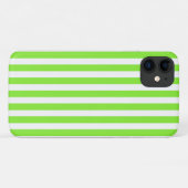 Limoengroen en witte snoepstrepen Case-Mate iPhone case (Achterkant (horizontaal))